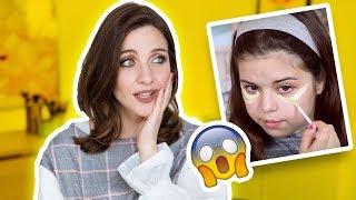 REACTING TO KIDS DOING MAKEUP