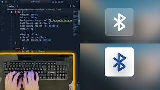 Creating Neumorphic & Glassmorphic Bluetooth Toggle with HTML/CSS | Design and Code Tutorial