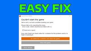 How To Fix Easy Anti Cheat Error 30005 Createfile Failed 2024