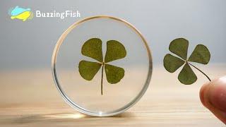 Four-leaf Clover in Resin - Resin Crafts