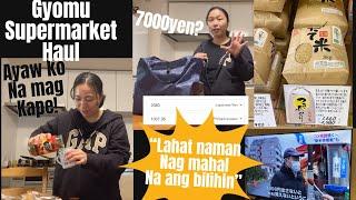 PINAY sa JAPAN | Japan supermarket haul + lahat nag mahal na + kape ni @JackieHappyinJapan