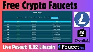 Free Claim Daily LTC 0.02 | Earn unlimited Faucetpay | Instant payout to crypto wallet