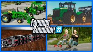 Farm Sim News - JD 40 Series Update, 9R's, & Invisible Boatmobile? | Farming Simulator 22