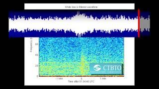 Sound from CTBTO Hydrophone of Interest to Search for Missing Flight MH 370