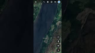 Loch Ness  Monster is Real ??, Things Found on Google Earth  #googleearth #trending #shorts