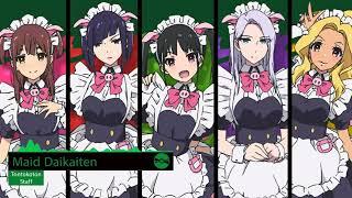 Akiba Maid War Opening Full : Maid Daikaiten - Tontokoton Staff Lyrics [CC]