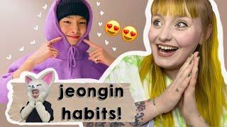 hes adorable!! STRAY KIDS 'JEONGIN/I.N HABITS' STAY REACTION