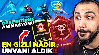 OYUNUN EN ZOR VE GİZLİ ÜNVANINI ALDIK!!  MAÇI BİTİRMEDEN KAZANMAK? EFSANE OLAY | PUBG MOBILE