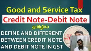 tax invoice credit and debit note in#gst #gstr1 #gstr3b #gstreturnfiling #tallytutorial #tamil #tech