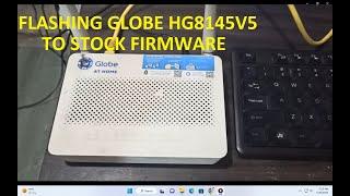 Flashing Globe R019 (HG8145V5) TO EPON Stock firmware (Huawei)