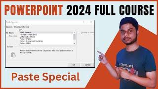 Paste Special In PowerPoint | PowerPoint full course in Hindi | PowerPoint Complete Video In Hindi