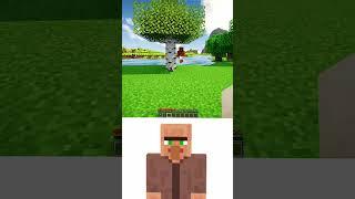 (Automatic Tree Cutting 🪓) Minecraft Villager Oi Oi Oi meme #shorts #minecraft #meme #viral