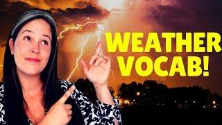 ENGLISH VOCABULARY | WEATHER VOCABULARY | LEARN ENGLISH | VOCABULARY FOR WEATHER | RACHEL’S ENGLISH