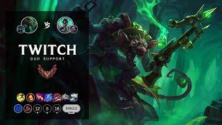 Twitch Support vs Karma - EUW Grandmaster Patch 12.20