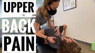 Chiropractic adjustment for upper back pain | Dr. Robin Eddins - Portland Chiropractor