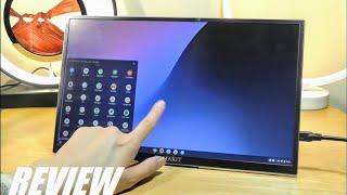 REVIEW: Wimaxit 14" Touchscreen Portable Monitor w. Kickstand - USB-C Monitor!