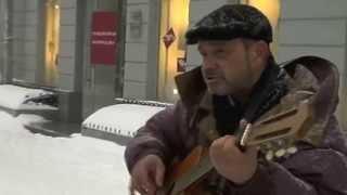 Уличные музыканты. "Зима..." - street music