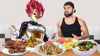 I Tried Vegeta's Diet From Dragon Ball Super! (Harder than Goku?)