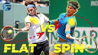 Flat vs Topspin Forehand Explained (DRILLS INCLUDED!)