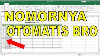 Cara Membuat Nomor Urut Otomatis Jika Kolom Lain Berisi Data di Ms Excel