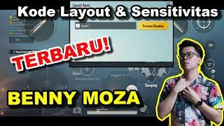 Kode Layout dan Sensitivitas BENNYMOZA Terbaru PUBG Mobile