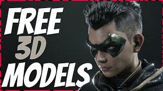 10 Sites for FREE 3D Models (AMAZING 3D Models!)