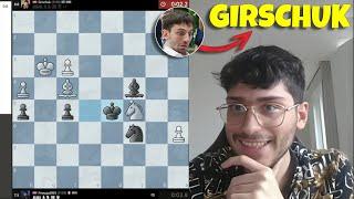 Grischuk struggling under time pressure against Alireza Firouzja | Titled Tuesday