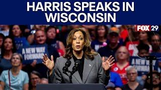 VP Kamala Harris delivers remarks at campaign event in Wisconsin  | FOX 29 News Philadelphia