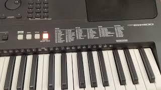 Keyboard YAMAHA PSR EW400 || FullSet dus book || USB