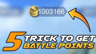 How to get battle points in Mobile legends Fast? | Tips & Trick to get battle points | MLBB