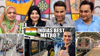 India Had A World Class Delhi Metro! | $0.50 New Delhi Metro To India's Cyber City  | Reaction