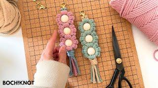 How to INCORPORATE Beads onto a Macrame Keychain