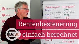 Rentenbesteuerung einfach berechnet: Wann muss man als Rentner eine Steuererklärung abgeben?