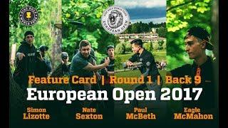 European Open 2017 Feature Card Round 1 Back 9