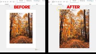 How to Print to Edge of Document in Microsoft Word | BORDERLESS PRINTING OF IMAGES TO EDGE OF PAGE