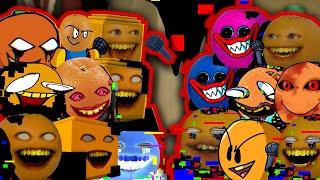 FNF Corrupted "Sliced" But ALL PHASES Annoying Orange Sings It  Come & Learn With Pibby (FNF Mod)