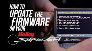 Holley Sniper EFI Firmware Update