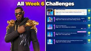 Fortnite All Week 6 Challenges Guide Epic and Legendary Quests