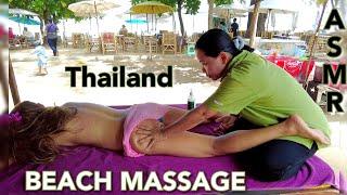 ASMR Thai BEACH massage!