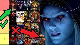 Ranking All Blizzard Entertainment Games: The Ultimate Tier List!