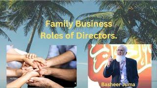 Basheer Juma Roles of Directors in a Family Business