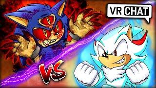 SHADIC VS SONIC.EXE! Shadic Saves Sonica & Shadina From Sonic.EXE! (VR Chat)