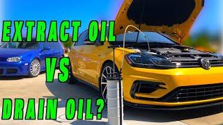 Will an Oil Extractor Get All The Oil? (MK7.5 Golf R 5000 Mile Service)