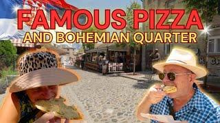 BELGRADE SERBIA - SKADARLIJA (BOHEMIAN QUARTER) and MOST FAMOUS PIZZA IN BELGRADE!