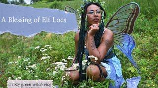 Cozy Green Witch Vlog: Elf Locs Ritual and Dedicating Myself To The Magic of Love