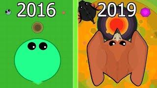 Evolution of Mope.io 2016-2019 (All Updates)