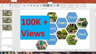 How to create collage of Photos in seconds in Powerpoint 2016