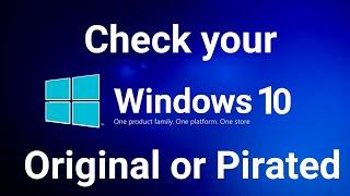 How to check Windows 10 is original or pirated ||2021|| 