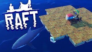 SURVIVAL BEGINS! Raft Survival Episode 1