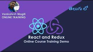 React and Redux Online Course Training Demo Session In Telugu Explained By #VenkateshMogili #WebGuru